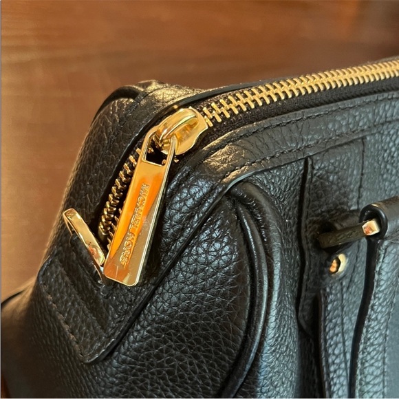 EUC Michael Kors Black Leather Satchel - Picture 7 of 7